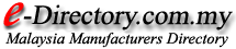 E-directory.com.my -
                          B2B Manufacturers Directory and Trade Portal