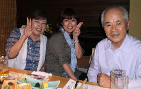 Igarashi sensei meets Momii sensei and Itaya sensei in Hokkaido