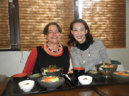 Naomi AU and Murahara sensei have lunch in Fukuoka