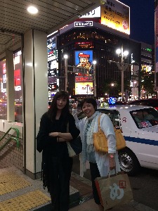 Kamioka san and itaya sensei in susukino