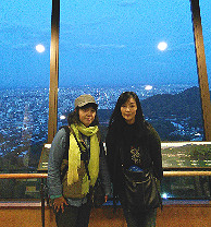 Kamioka san itaya enjoy Sapporo skyline