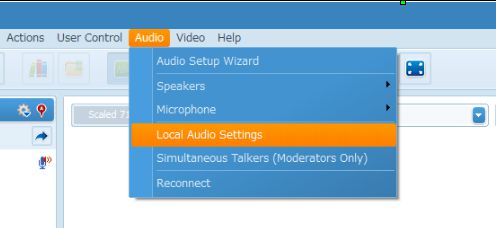 local-audio-setting